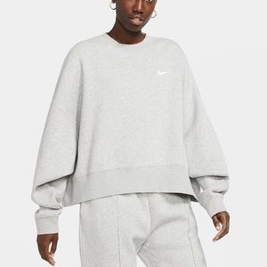 Nike oversized mini swoosh sweatshirt
